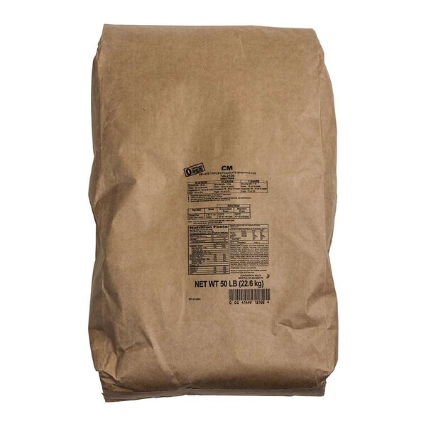 Continental Mills Continental Mills Deluxe Triple Chocolate Brownie Mix 50lbs - 744-2128