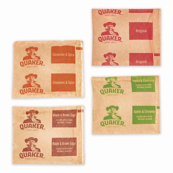 Quaker Instant Oatmeal, Assorted Flavors, 1.51 oz Packet, 64PK - QUA31682