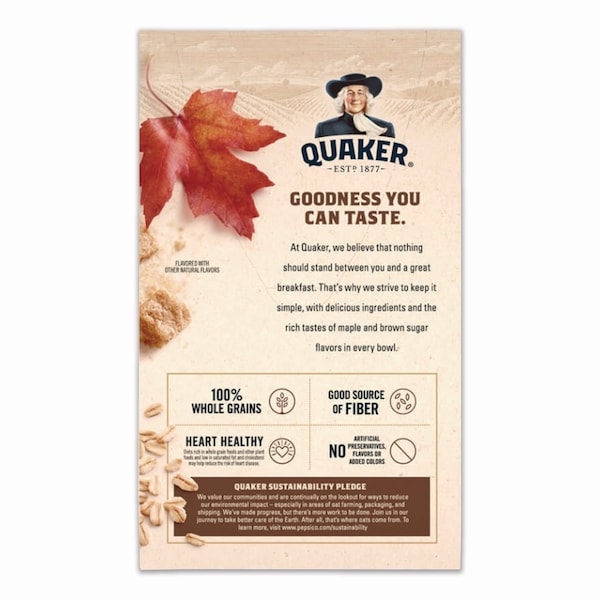 Quaker Instant Oatmeal, Assorted Flavors, 1.51 oz Packet, 64PK - QUA31682
