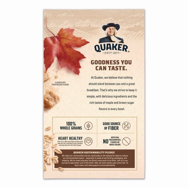 Quaker Instant Oatmeal, Assorted Flavors, 1.51 oz Packet, 64PK - QUA31682