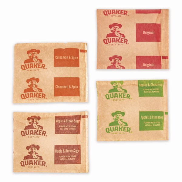 Quaker Instant Oatmeal, Assorted Flavors, 1.51 oz Packet, 64PK - QUA31682