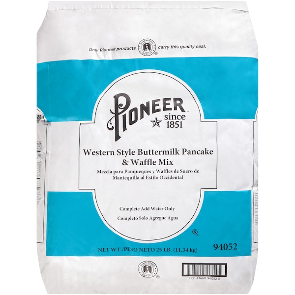 Pioneer Pioneer Western Style Buttermilk Pancake Mix 25lbs - 94052
