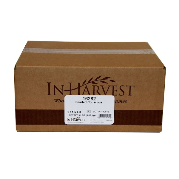Inharvest Pearled Couscous Pasta 1.5lbs, PK6 - 16282