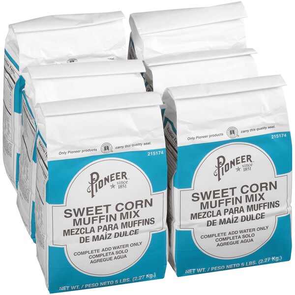 Pioneer Pioneer Sweet Corn Muffin Mix 5lbs, PK6 - 215174