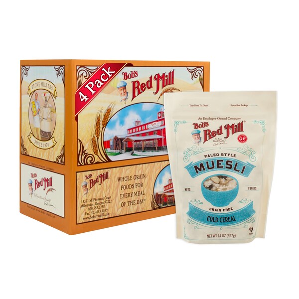 Bobs Red Mill Natural Foods Bob's Red Mill Paleo Muesli 14 oz. Bag, PK4 - 1952S144