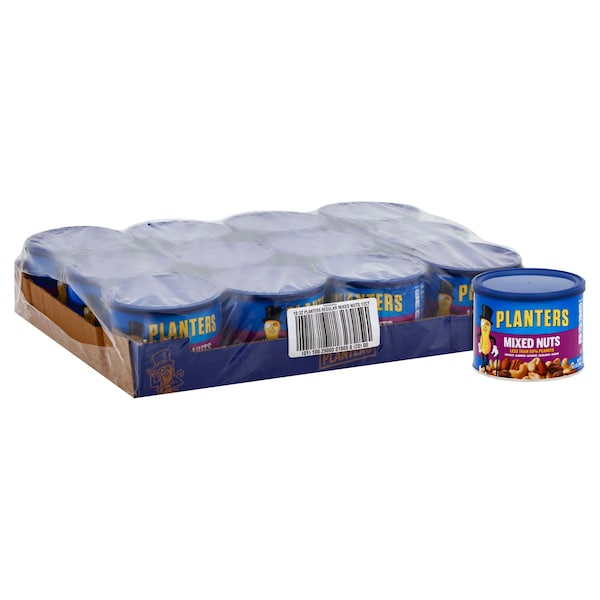 Planters Planters Mixed Nuts Less Than 50% Peanut 10.3 oz. Can, PK12 - 10029000016658