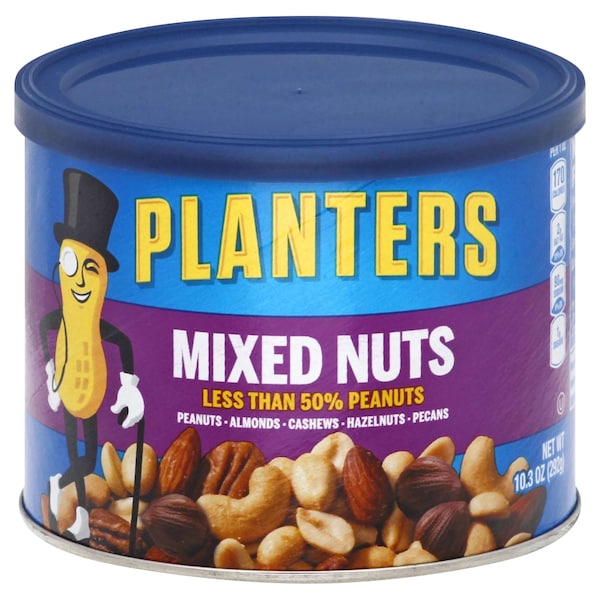 Planters Planters Mixed Nuts Less Than 50% Peanut 10.3 oz. Can, PK12 - 10029000016658