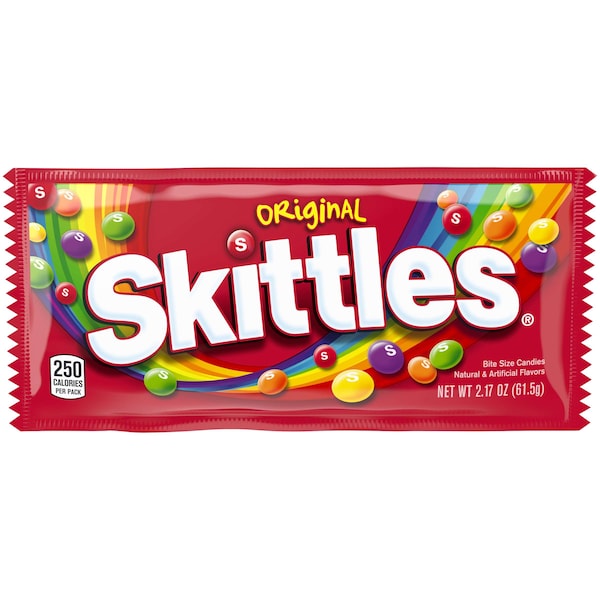 Skittles Skittles Original Single Bags 2.17 oz., PK360 - 108226