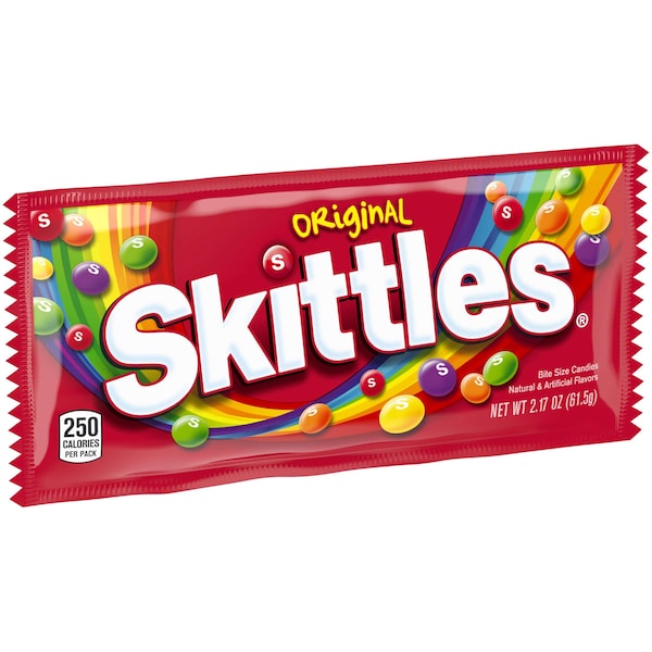 Skittles Skittles Original Single Bags 2.17 oz., PK360 - 108226