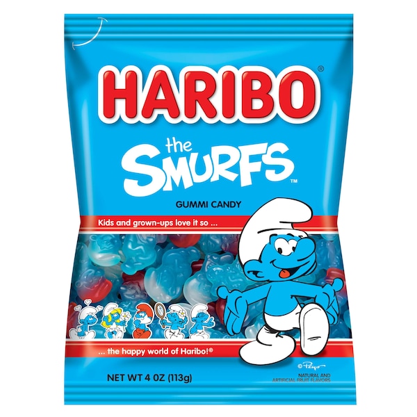Haribo Haribo Confectionery Smurfs 4 oz., PK12 - 30501