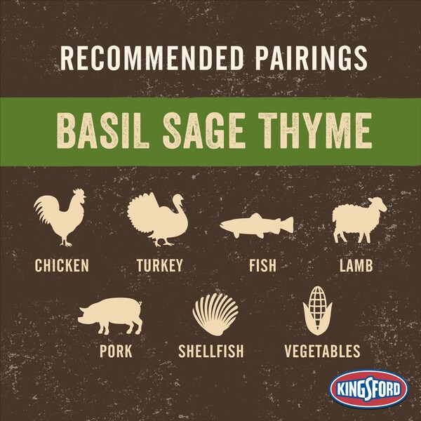 Kingsford Kingsford Signature Flavors All Natural Basil Sage Thyme Charcoal Briquettes 2 lb - 32615