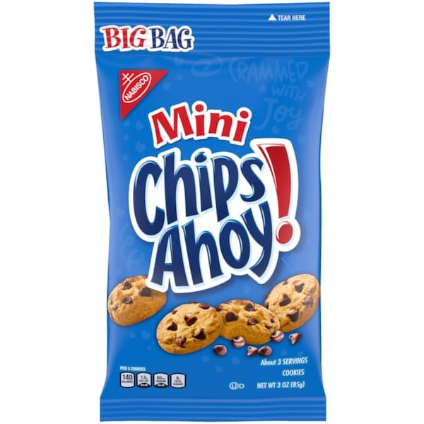 Chips Ahoy! Chips Ahoy! Mini Chocolate Chip Cookies 3 oz Bagged - 111078