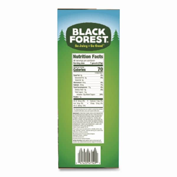 Black Forest Juicy Burst Fruit Flavored Snack, Mixed Fruit, 32 oz, 40PK - FER08111