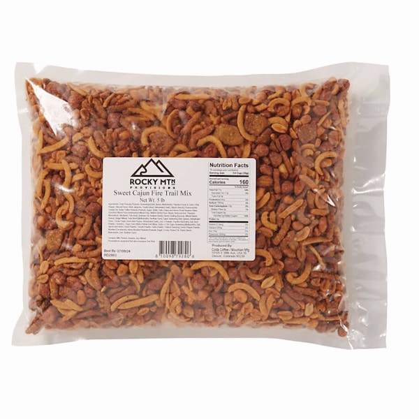 Mountain Mfg Sweet Cajun Fire Roasted Trail Mix, 80 oz Bag, 4PK - CDA79280