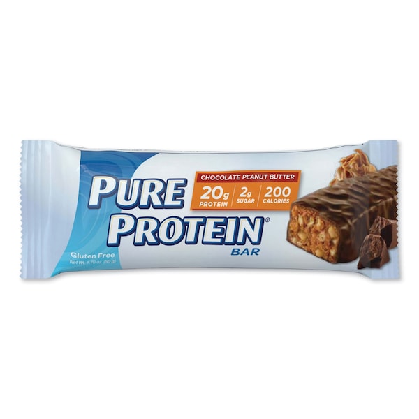 Balance Bar Pure Protein Bar, Chocolate Peanut Butter, 1.76 oz Bar, 6PK - NRN13805