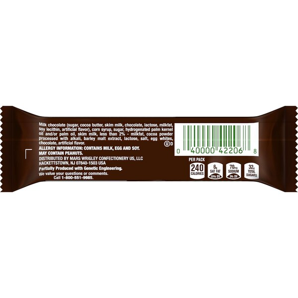 Milky Way Milky Way Chocolate Bar 1.84 oz., PK360 - 255386