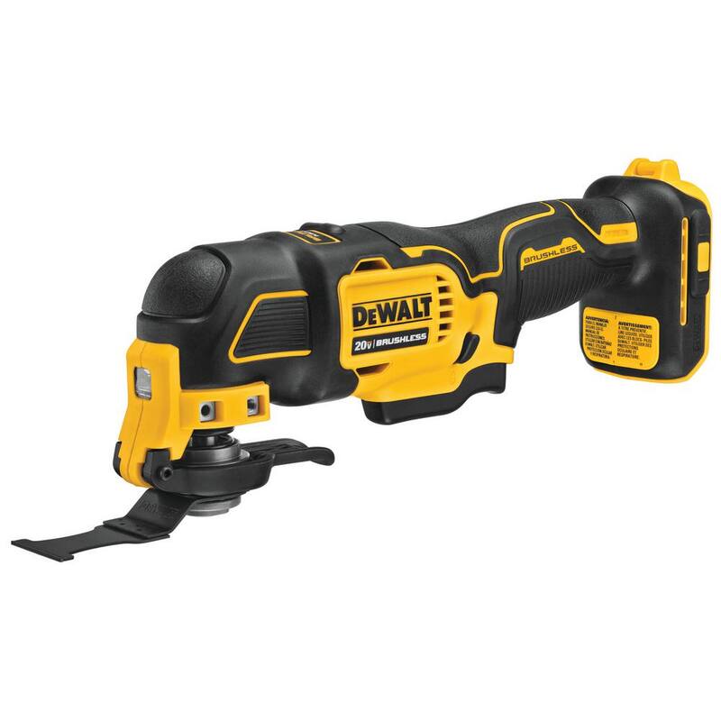 DEWALT ATOMIC 20V MAX Herramienta multiusos oscilante inalámbrica sin escobillas y (1) Batería de 20V 3.0Ah y cargador - DCS354BW230C