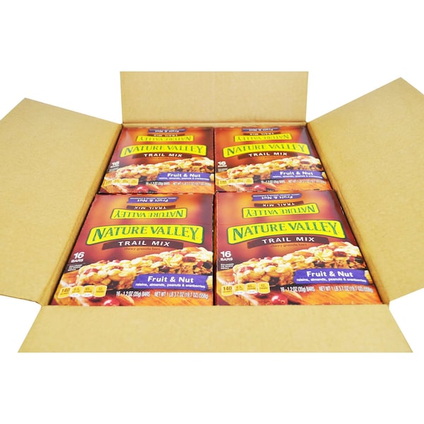 Nature Valley Nature Valley Chewy Fruit & Nut Trail Mix Bar 19.7 oz., PK128 - 16000-15120