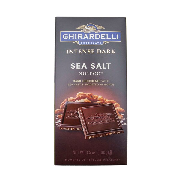 Ghirardelli Ghirardelli Intense Dark Sea Salt Soiree Bar 3.5 oz. Bar, PK12 - 61175