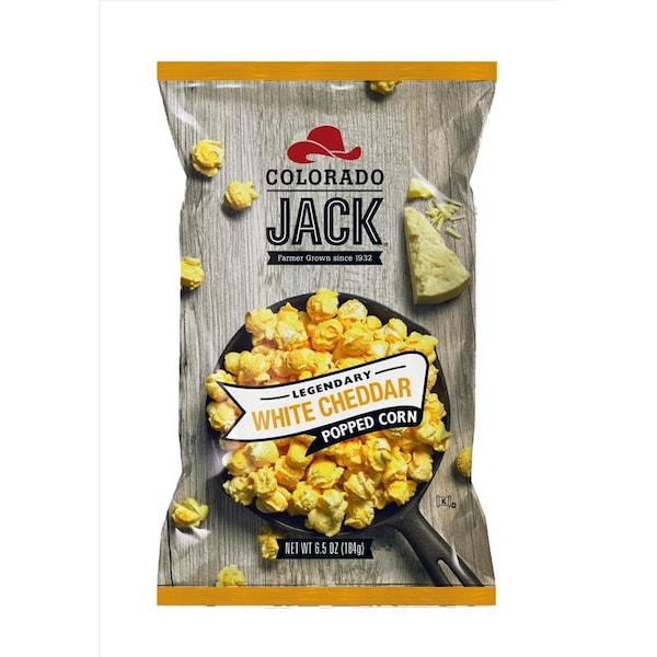 Colorado Jack Colorado Jack Legendary White Cheddar Gourmet Popcorn 6.5 oz Bagged - 25910.1