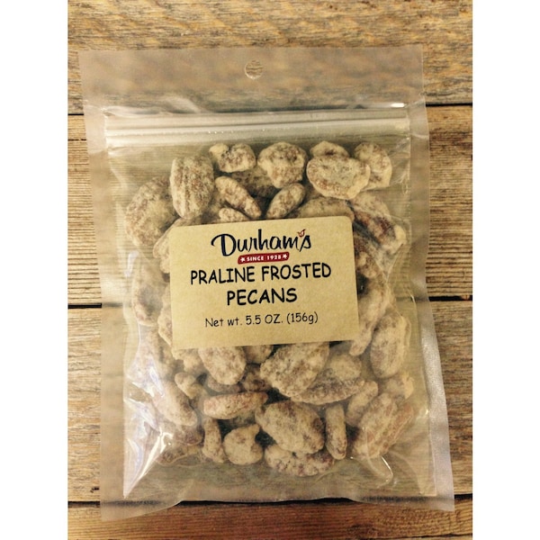 Durhams Durhams Praline Frosted Pecans 5.5 oz Bagged - 7304240003