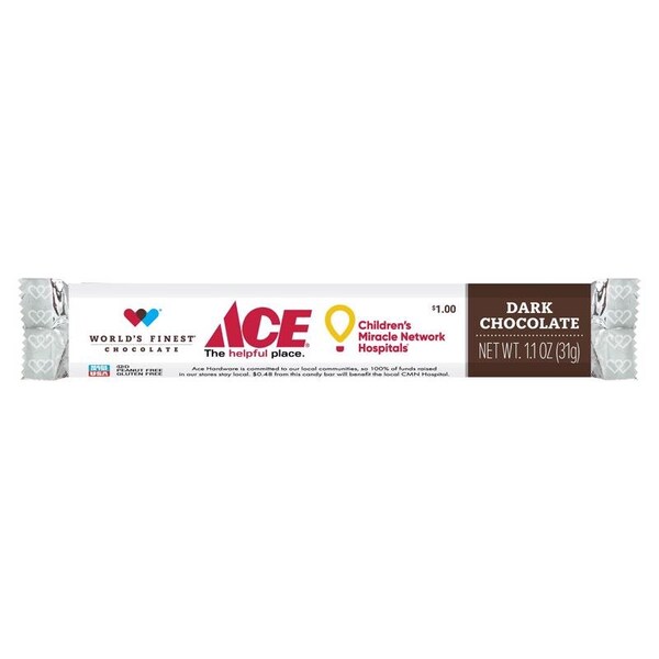 Worlds Finest Chocolate World's Finest Chocolate CMN Bar Dark Chocolate Candy Bar 1.1 oz - RC1-10041