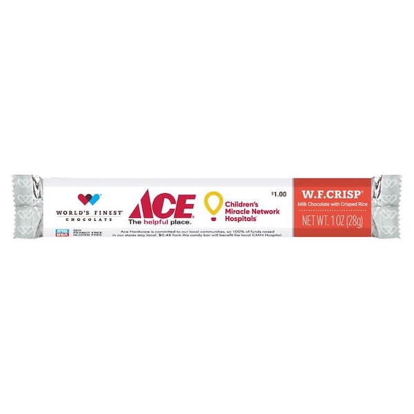 Worlds Finest Chocolate World's Finest Chocolate CMN Bar W.F. Crisp Candy Bar 1 oz - RC1-10031