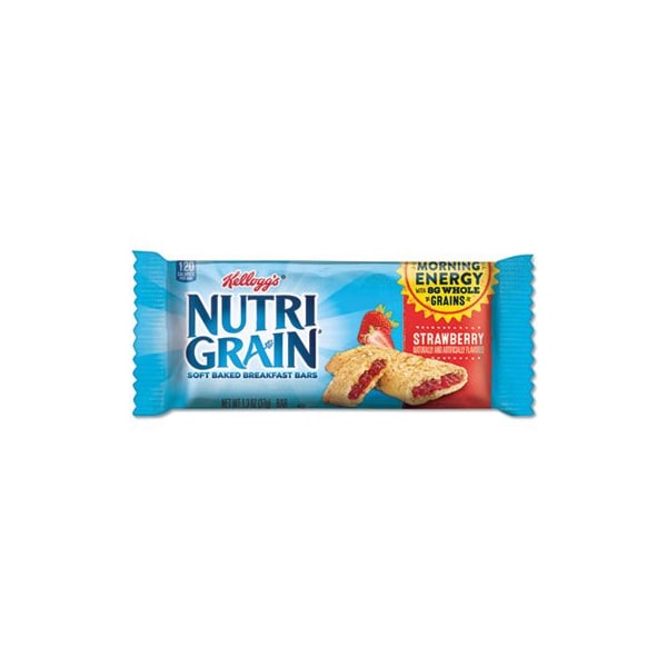 Keebler Kellogg's, NUTRI-GRAIN SOFT BAKED BREAKFAST BARS, STRAWBERRY, INDV WRAPPED 1.3 OZ BAR, 16PK - 35945