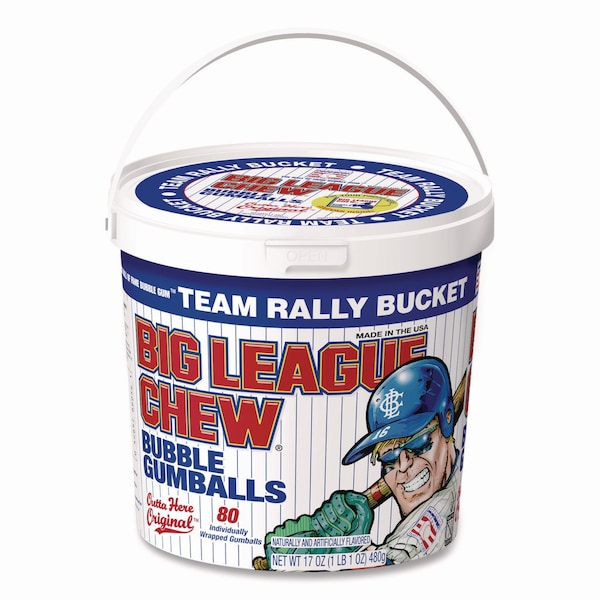 Big League Chew Bubble Gum Balls, Outta' Here Original, 80PK - FGM66056