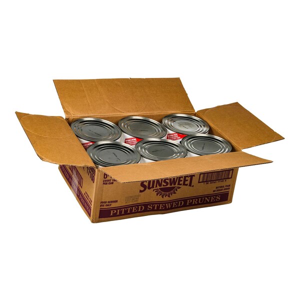 Sunsweet Grower Sunsweet No 10 Can Pitted Prune In Water, PK6 - 80276317100