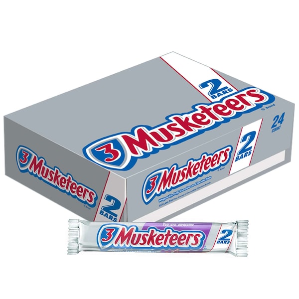 3 Musketeers 3 Musketeers Multi-Piece King Size Chocolate Candy Bar 3.28 oz., PK144 - 144732