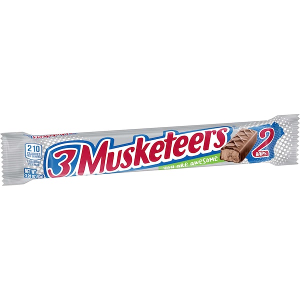 3 Musketeers 3 Musketeers Multi-Piece King Size Chocolate Candy Bar 3.28 oz., PK144 - 144732