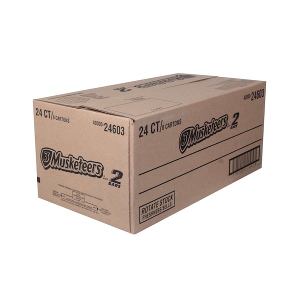 3 Musketeers 3 Musketeers Multi-Piece King Size Chocolate Candy Bar 3.28 oz., PK144 - 144732