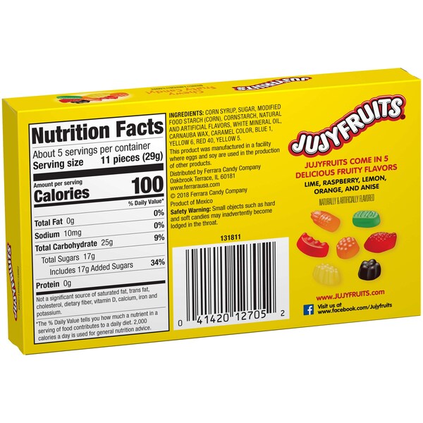 Jujy Fruits Jujyfruits Theater Box 5 oz., PK12 - 12705