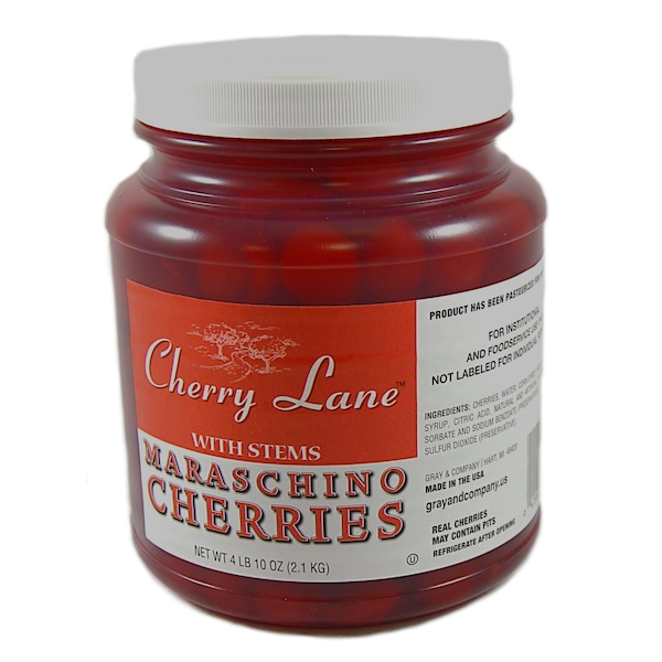 Cherry Lane Maraschino Cherry With Stem .5 gal., PK6 - F004158077910