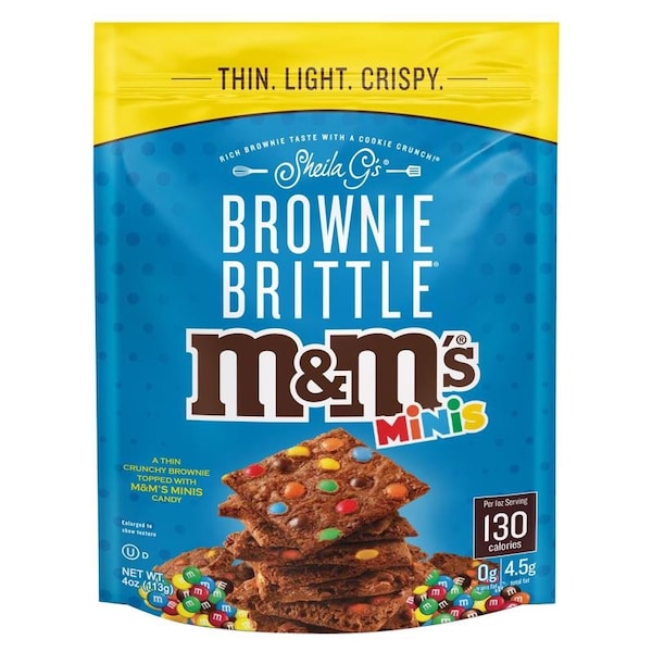 Sheila G Sheila Gs M and M's Minis Brownie Brittle 4 oz Bagged - SG1286
