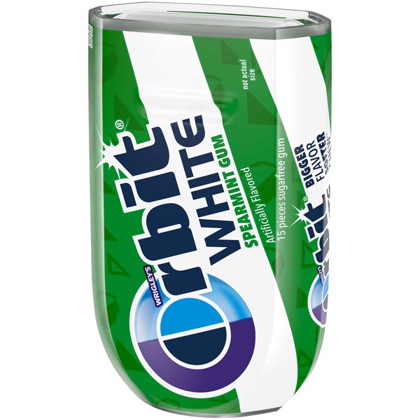 Orbit Orbit White Sugar Free Spearmint Gum 15 Pieces, PK90 - 388213