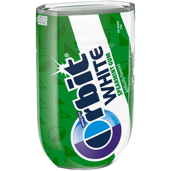 Orbit Orbit White Sugar Free Spearmint Gum 15 Pieces, PK90 - 388213