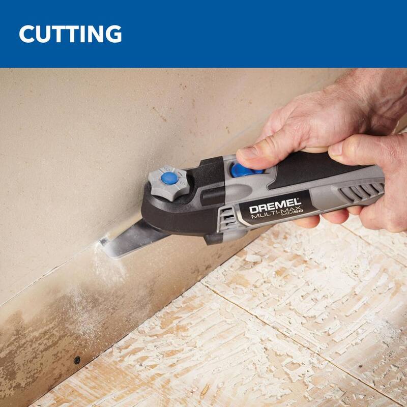 Dremel Multi-Max MM35 Kit de Herramienta Múltiple Oscilante con Cable, de Velocidad Variable de 3.5 Amp, con 8 Accesorios y Bolsa de Almacenamiento - MM35-02