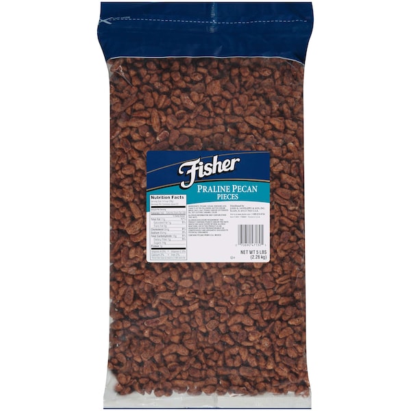 Fisher Fisher Praline Pecan Pieces 5lbs - 70557
