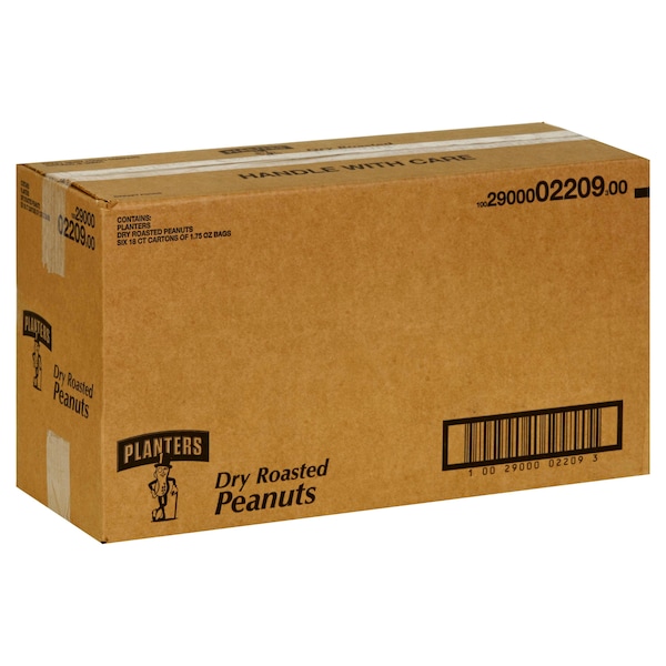 Planters Planters Dry Roasted Peanuts 1.75 oz. Tube, PK108 - 10029000022093