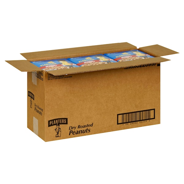 Planters Planters Dry Roasted Peanuts 1.75 oz. Tube, PK108 - 10029000022093
