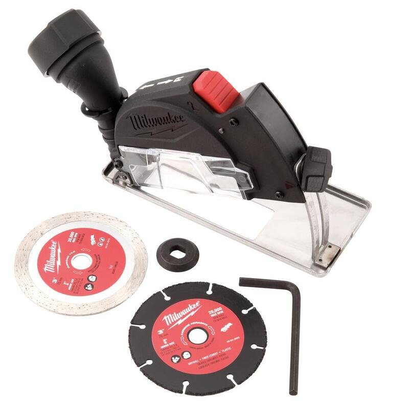 Milwaukee M12 FUEL 12V Herramienta Multifuncional Oscilante Inalámbrica de Iones de Litio y M12 FUEL Sierra Cortadora de 3 pulgadas - 2526-20-2522-20