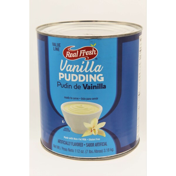 Real Fresh Real Fresh Trans Fat Free Vanilla Pudding No 10 Can, PK6 - 30380