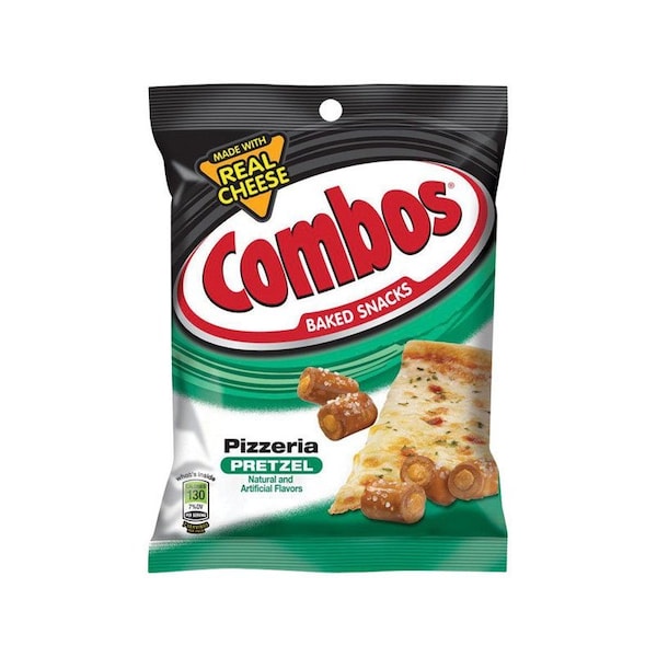Snickers Combos Baked Snacks Pizzeria Filled Pretzels 6.3 oz Pegged - 273753