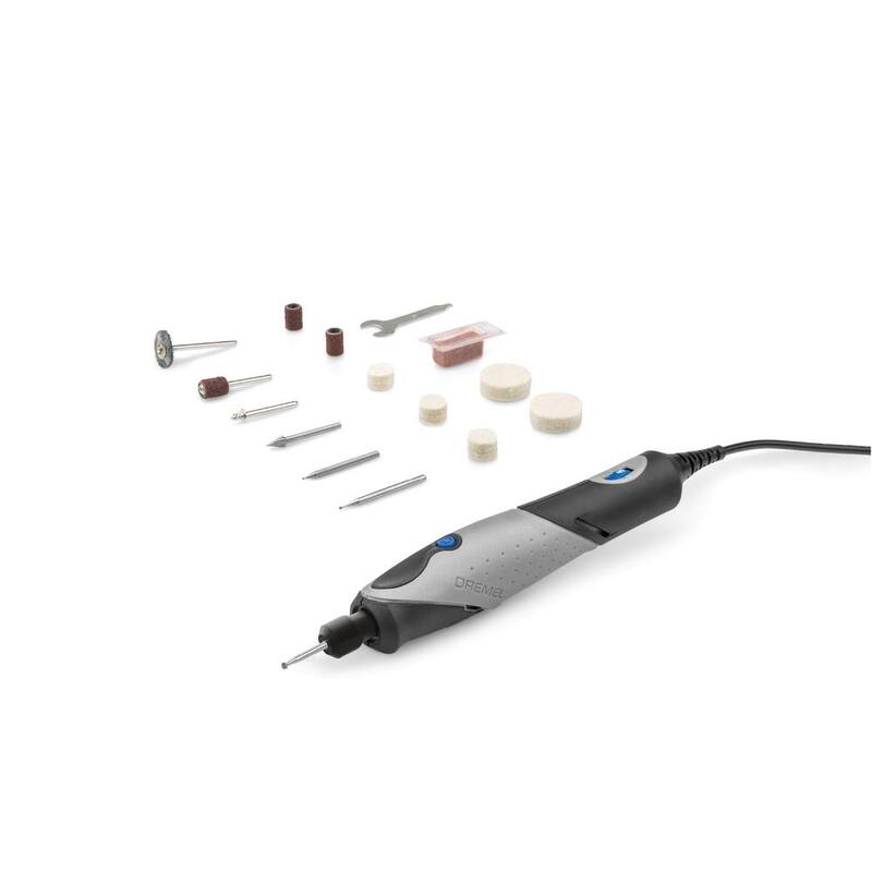 Kit de herramientas rotativas versátil con cable Dremel Stylo+ con 15 accesorios - 2050