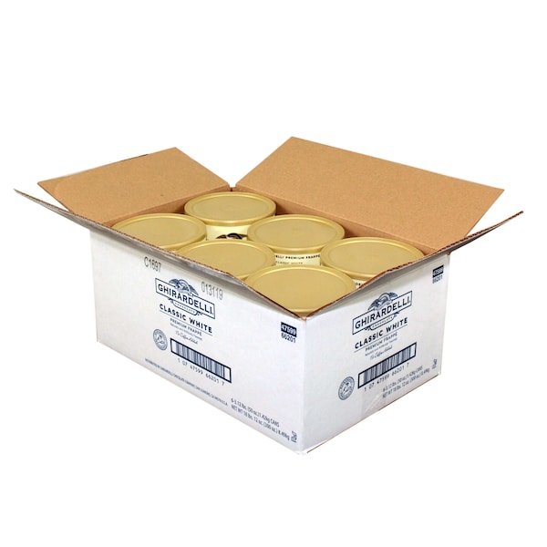 Ghirardelli Ghirardelli Classic White Can Frappe 3.12lbs, PK6 - 66201