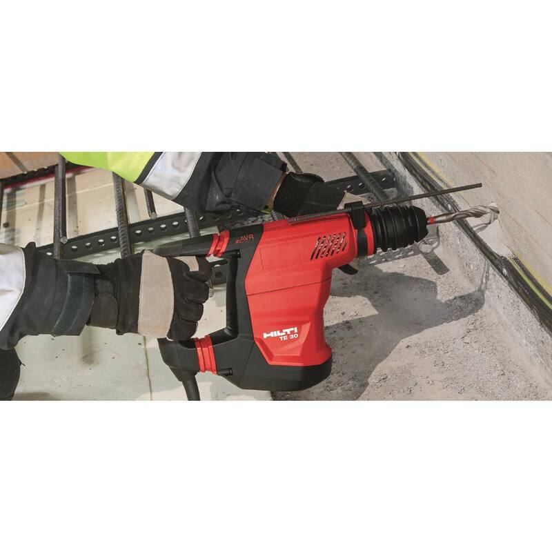 Martillo rotativo con cable Hilti 120-Volt SDS-Max TE 30 con estuche y mandril de cambio rápido - 2160200.