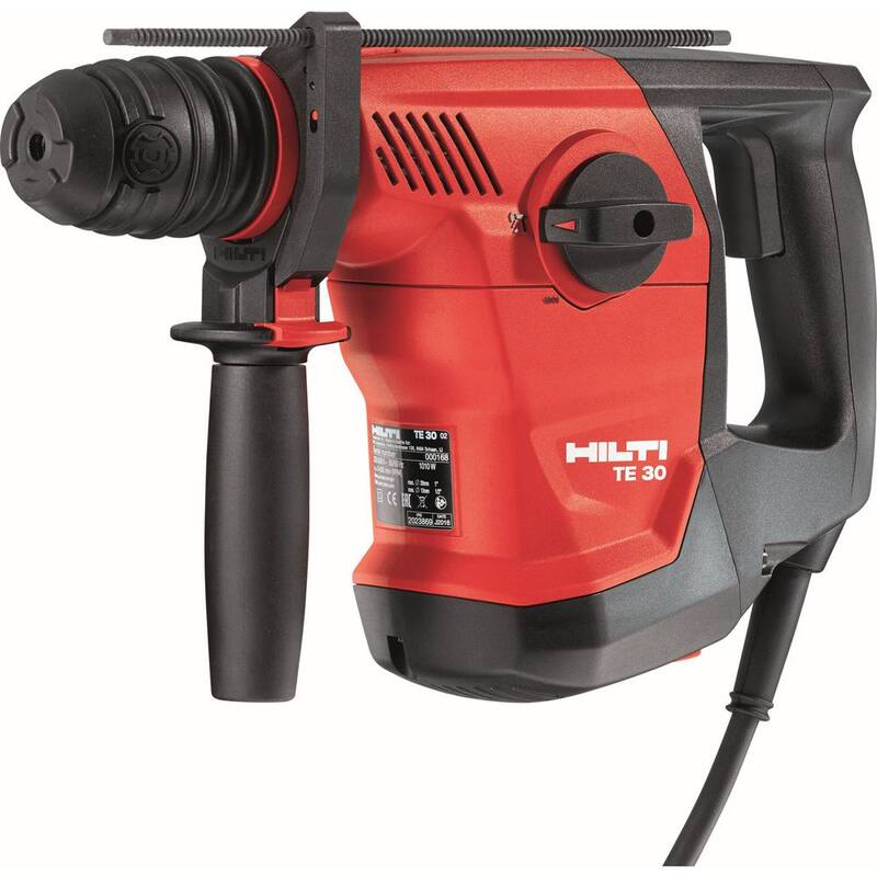 Martillo rotativo con cable Hilti 120-Volt SDS-Max TE 30 con estuche y mandril de cambio rápido - 2160200.