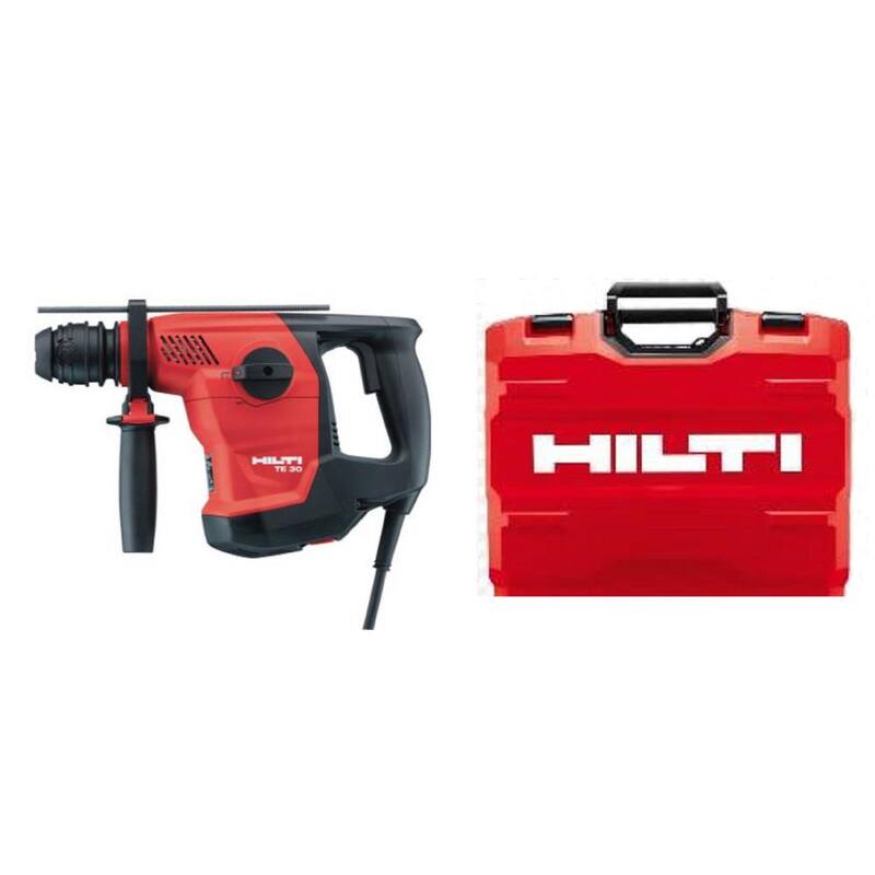 Martillo rotativo con cable Hilti 120-Volt SDS-Max TE 30 con estuche y mandril de cambio rápido - 2160200.